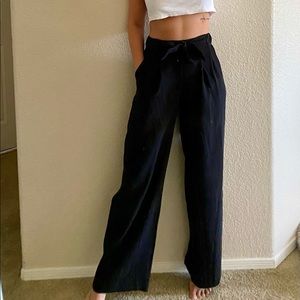 Lululemon Wide Leg High Waisted Trousers